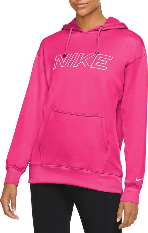 pink nike pullover hoodie